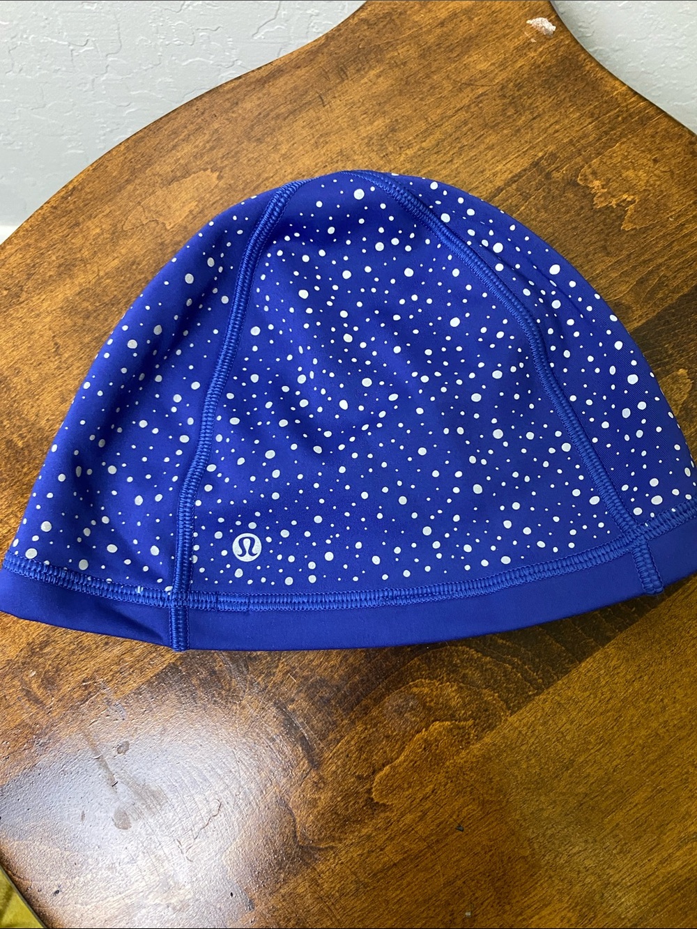 lululemon royal blue fleece beanie